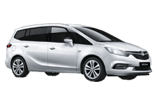 Vauxhall Zafira people carrier for small group hire in Carlisle