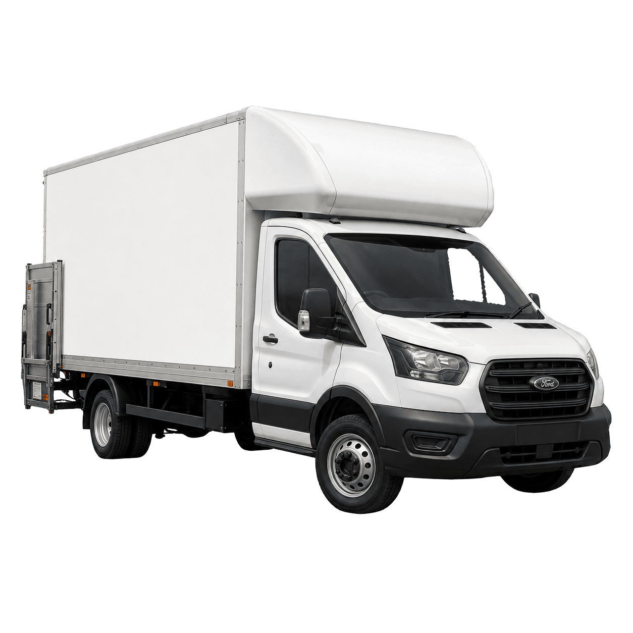 Ford Luton box van with tail lift for house moves and heavy items in Carlisle
